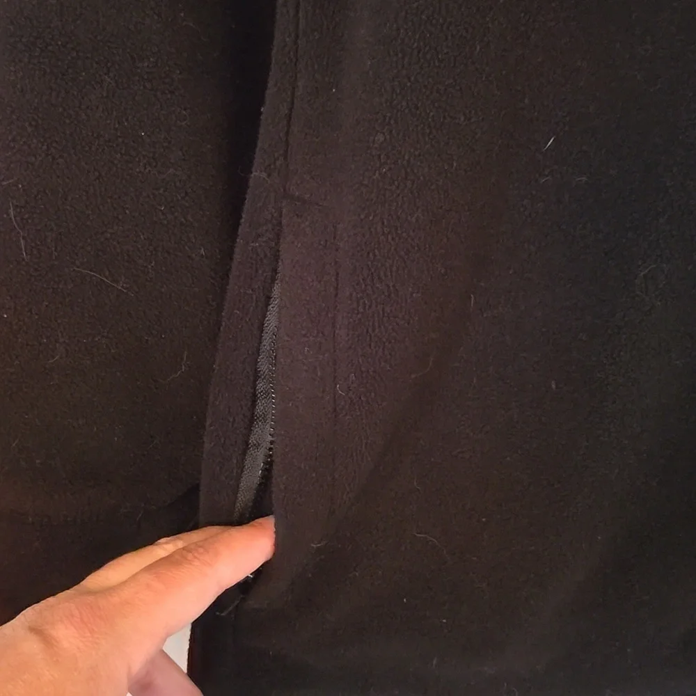 Calvin Klein Black Fleece Jacket Size Large